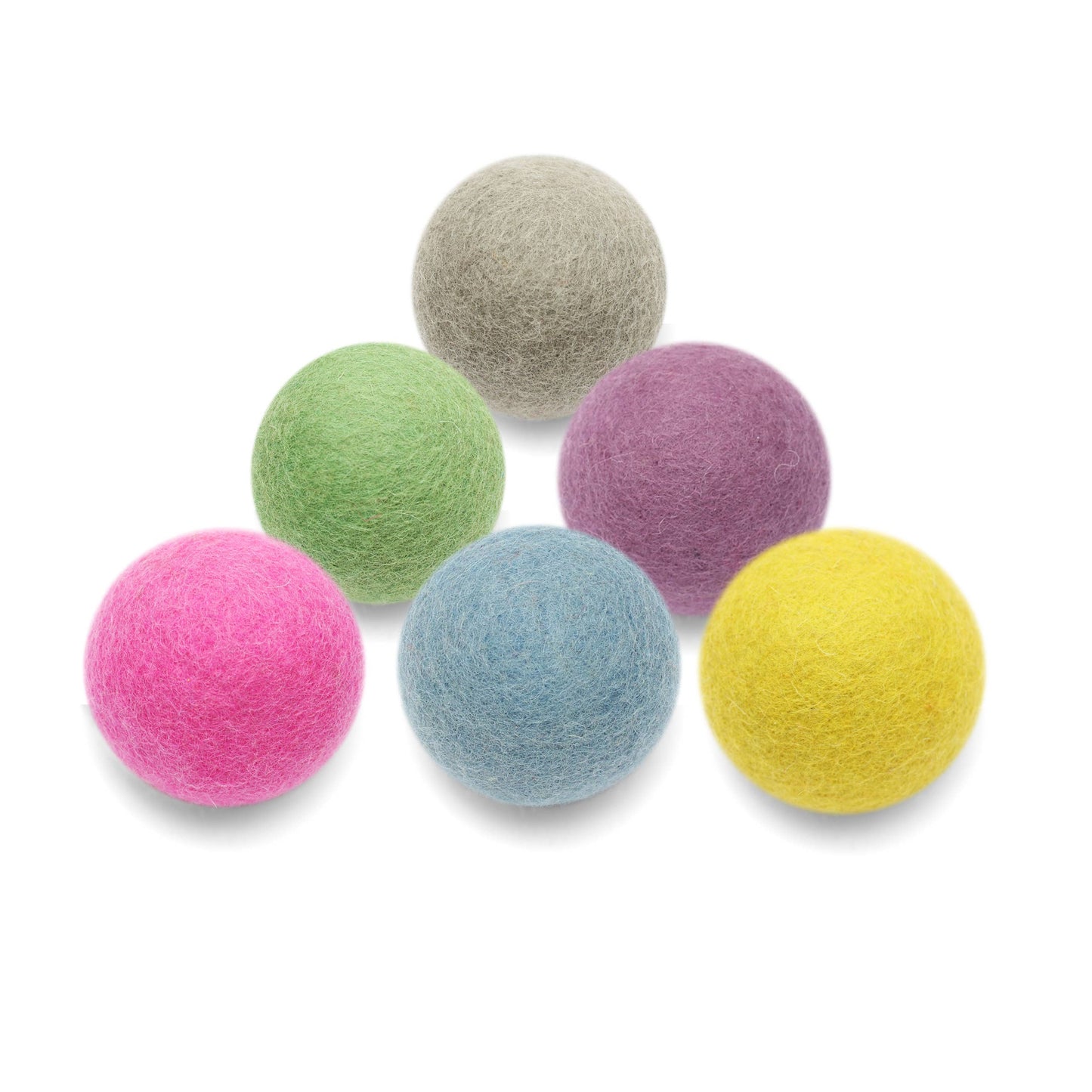 Solid Colors: Eco Wool Dryer Balls Fair Trade