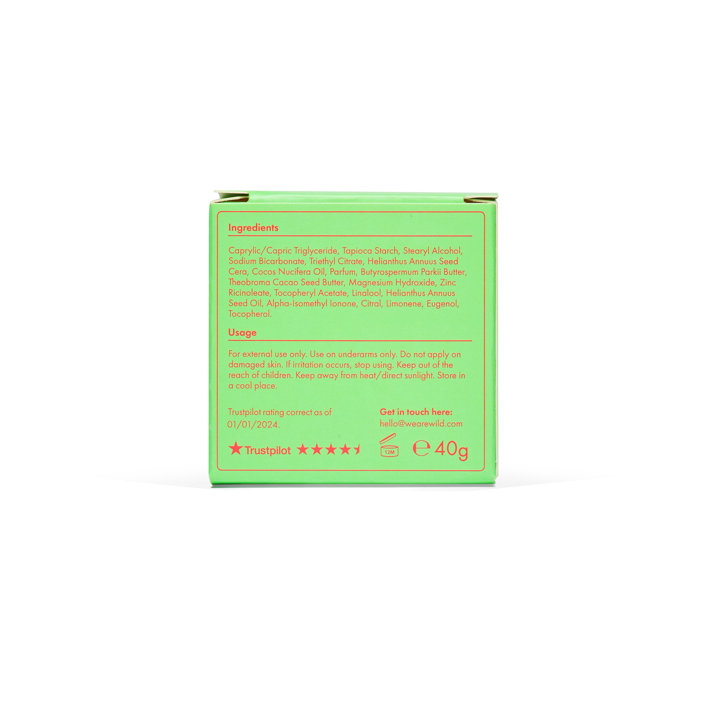 Wild Lemon, Basil & Blood Orange Deo Refill (1 Pack)