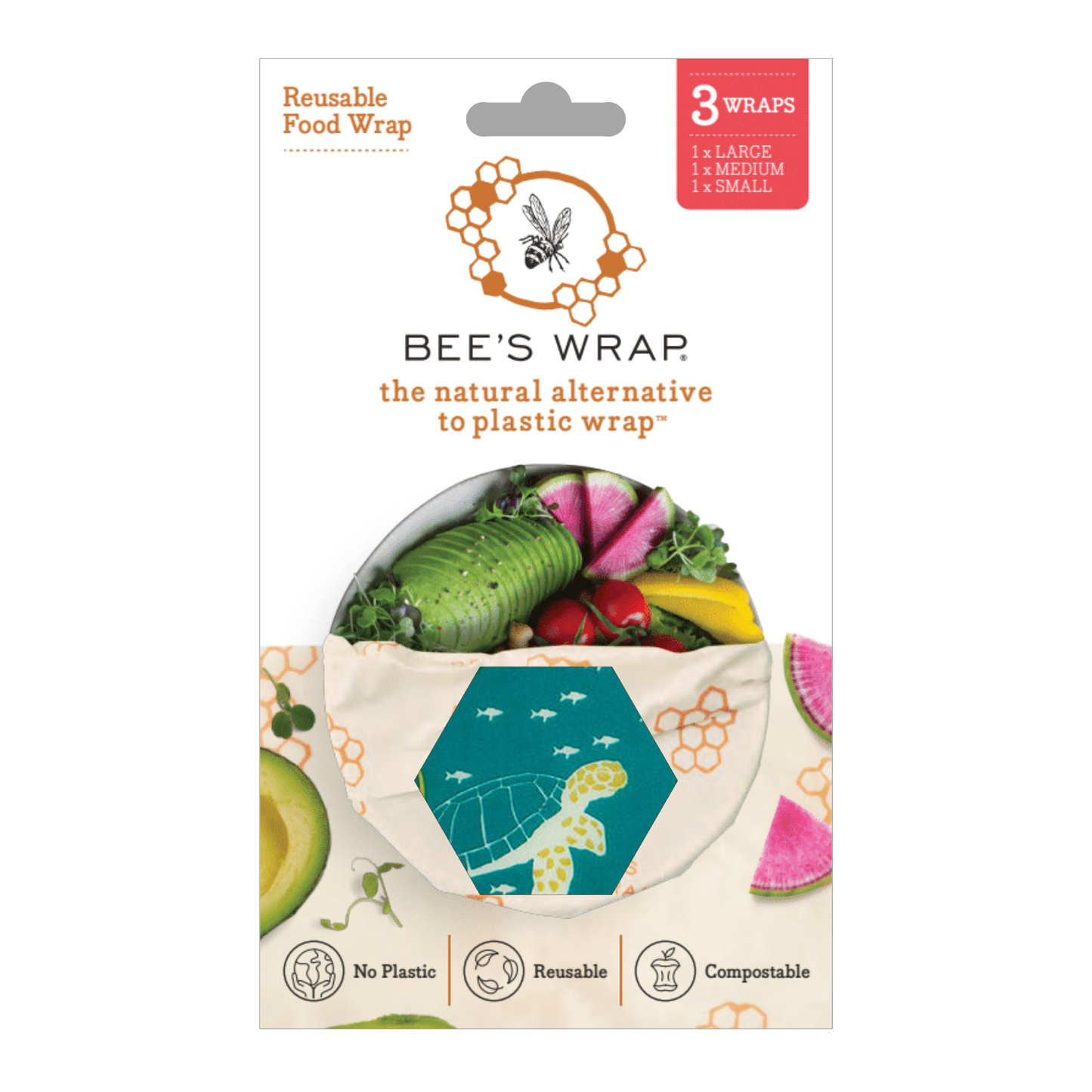 Bee's Wrap® Oceans - Assorted 3 Pack