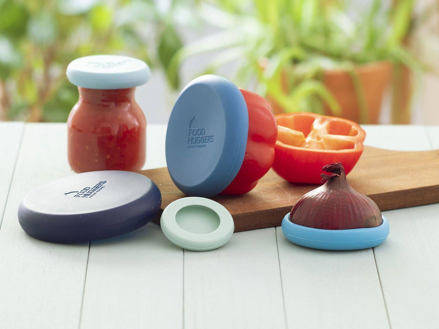 Ice Blue Food Huggers - Set of 5