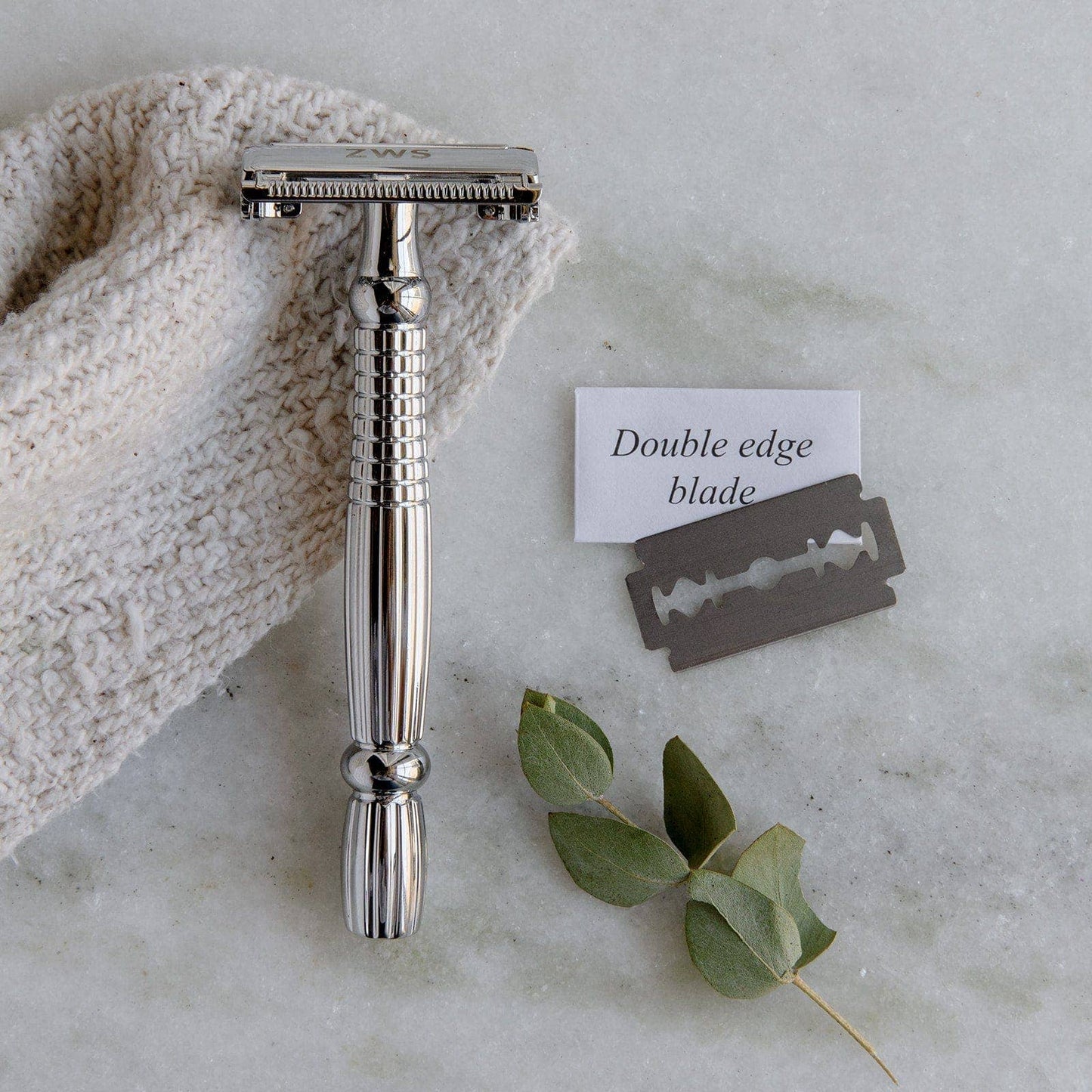 Zero Waste Safety Razor - Sustainable Razor - 10 Free Blades