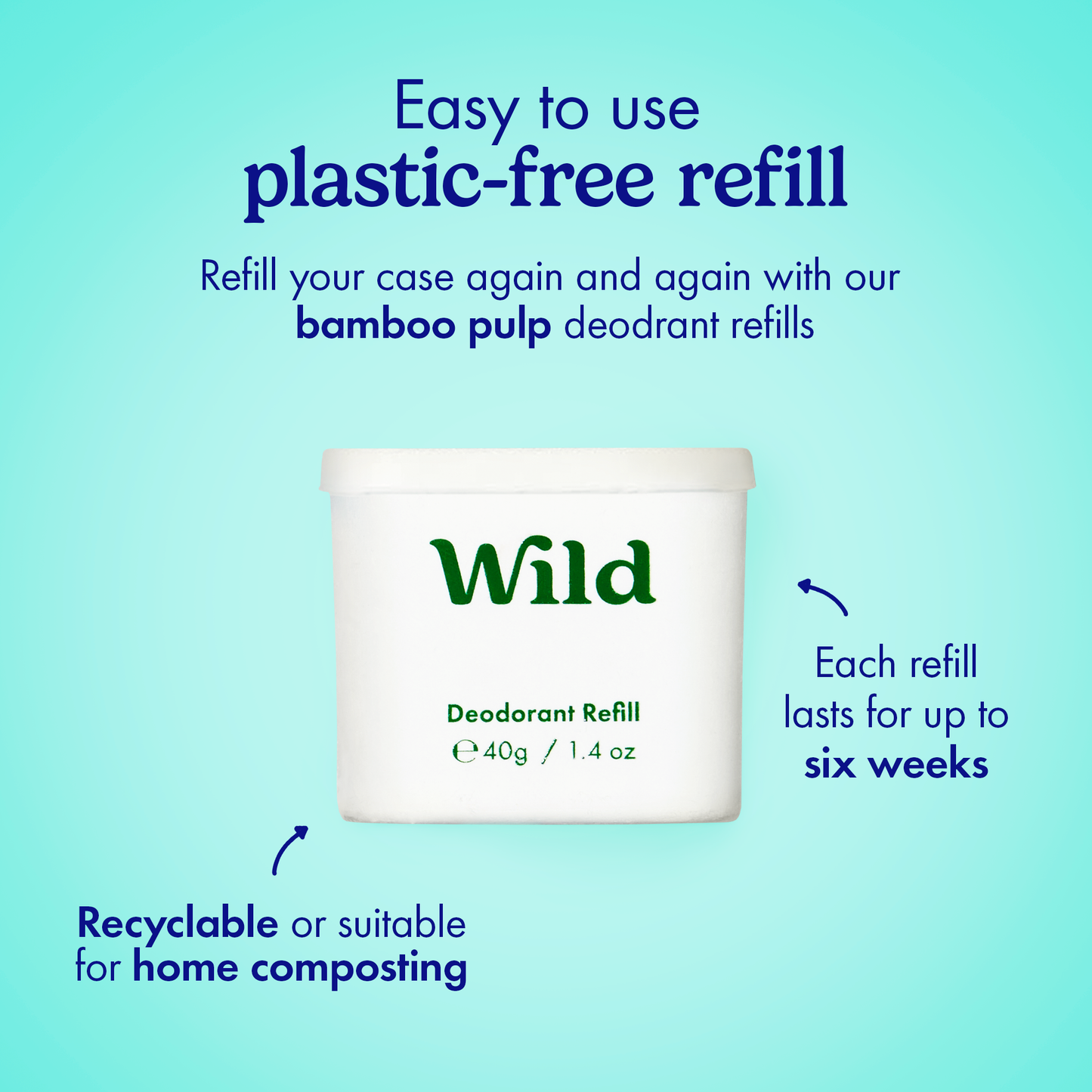 Wild Lemon, Basil & Blood Orange Deo Refill (1 Pack)
