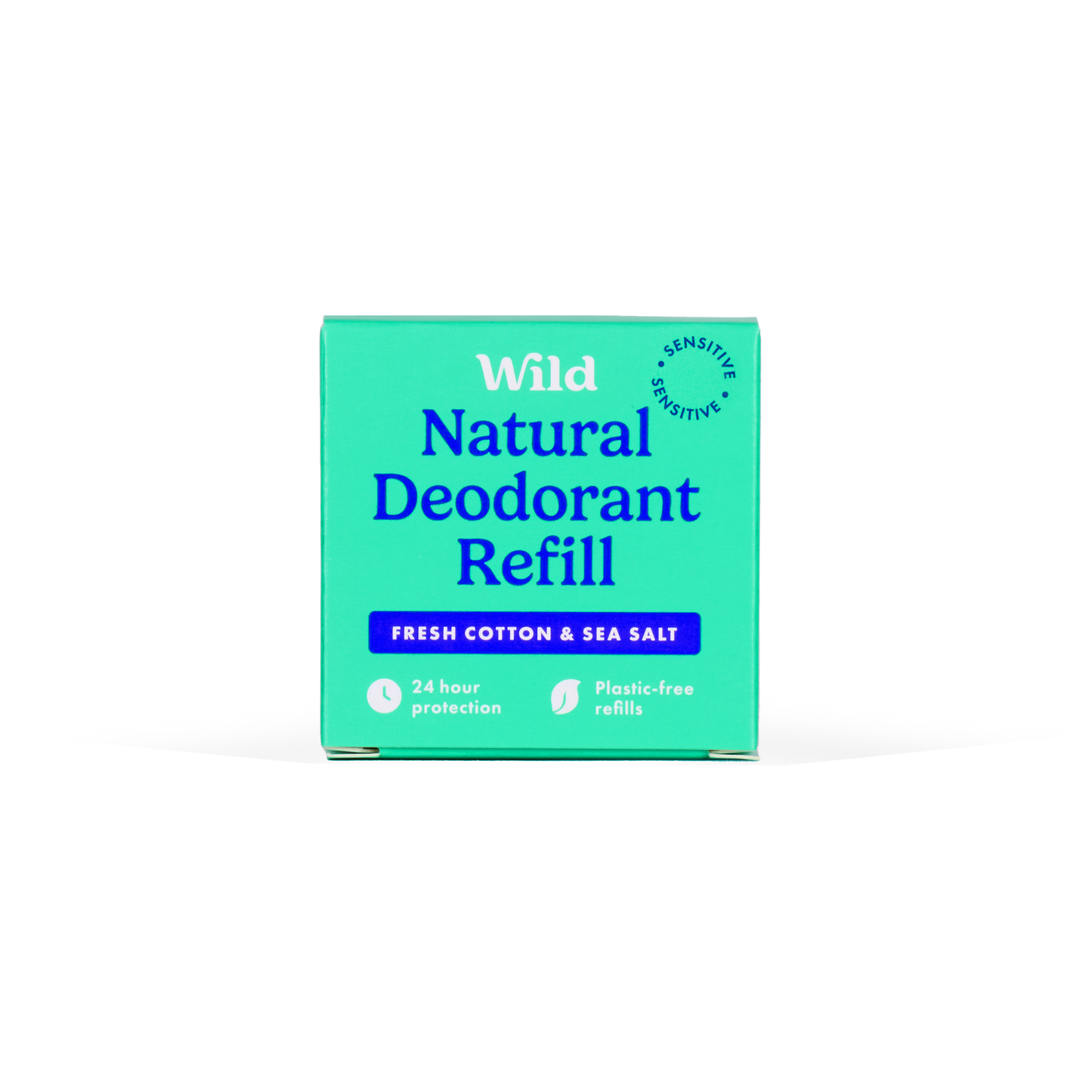Wild Sensitive Fresh Cotton & Sea Salt Deo Refill 40g (1 pack)