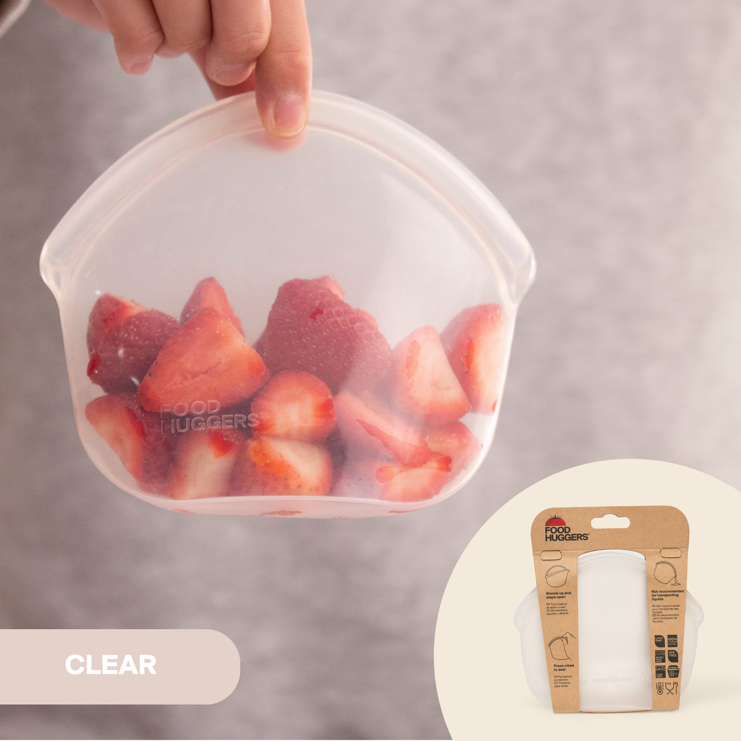 Hugger Bag – Attractive, Easy-Clean Silicone Food Storage