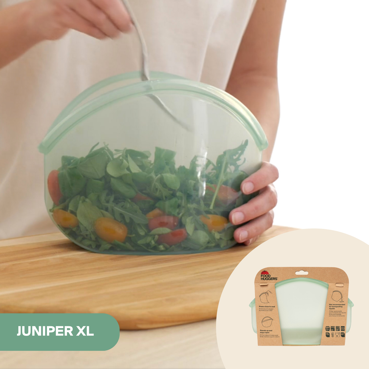 Reusable Silicone Storage Bag – Juniper (900ml)