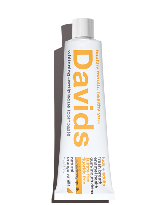 Davids Nano-hydroxyapatite Toothpaste Orange Vanilla 4oz