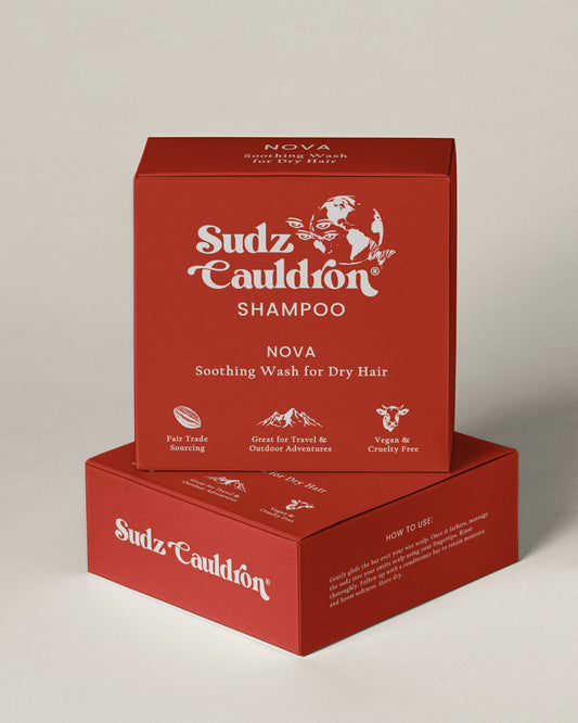 Nova Solid Shampoo, Soothing Wash for Dry Hair