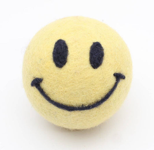 Smiley Face: Eco Wool Dryer Balls Fair Trade