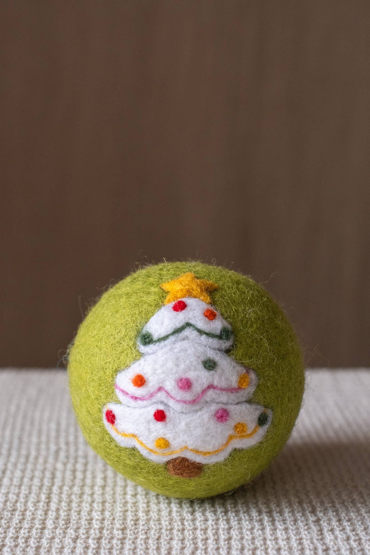 Holiday Dryer Balls Natural Wool