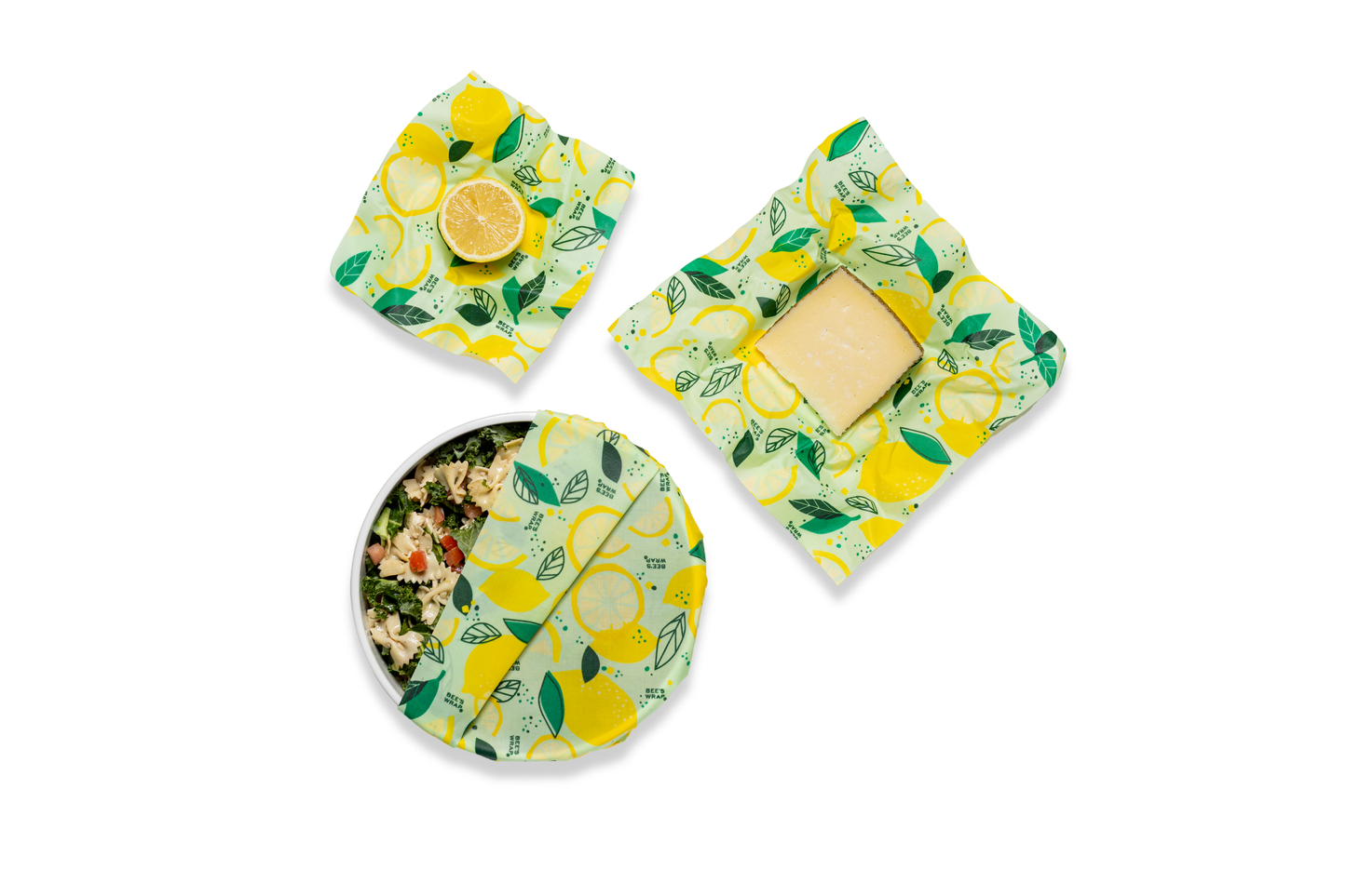 Bees Wrap Reusable Beeswax Food Wraps 3 Pack - Fresh Squeeze