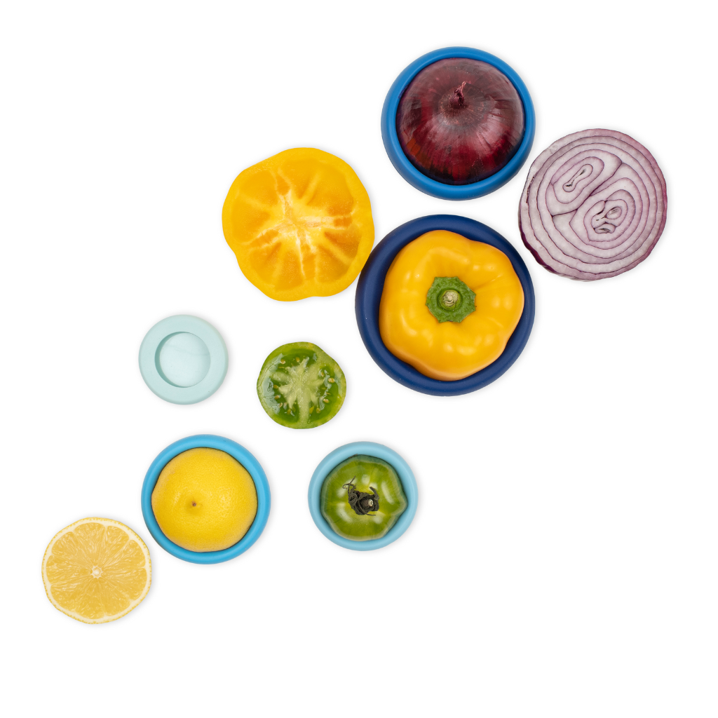 Ice Blue Food Huggers - Set of 5