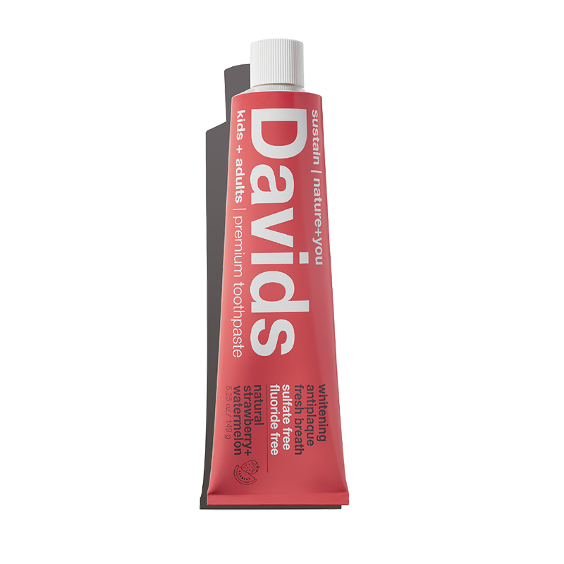 Davids Toothpaste Strawberry-Watermelon 5oz