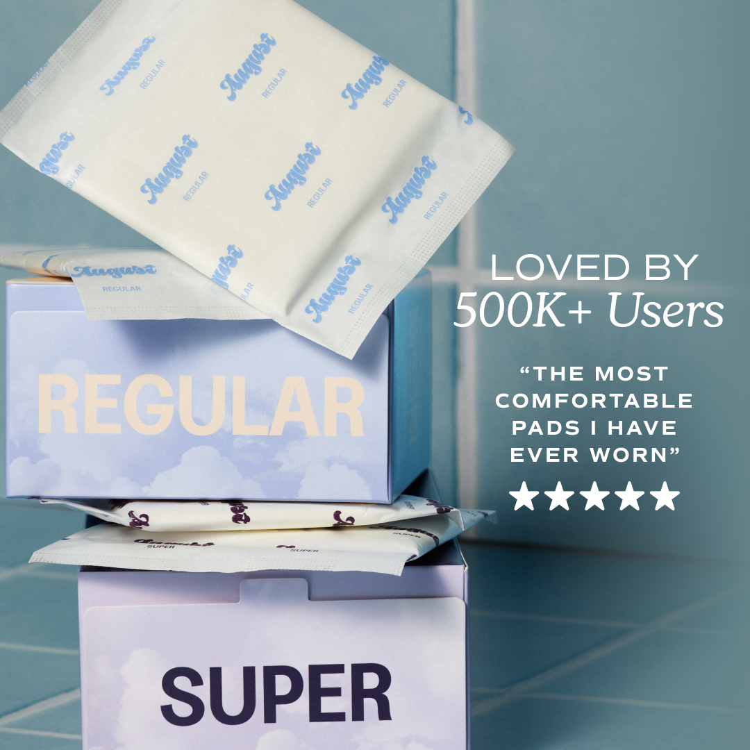 August 16ct Sustainable Regular & Super Pads w/ Wings