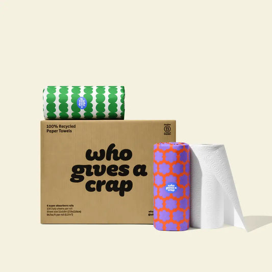 100% Recycled Paper Towels (1 Roll)