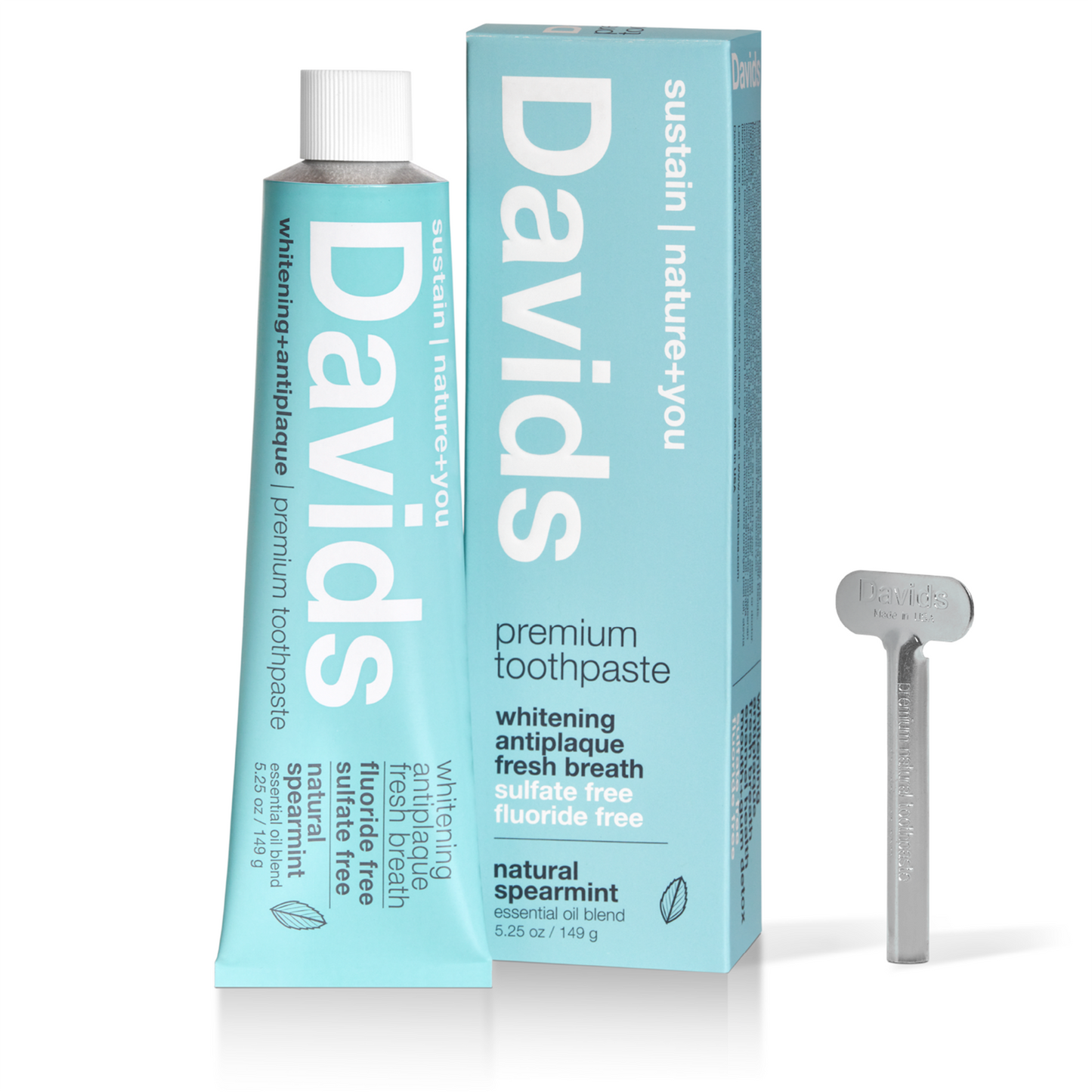 Davids Toothpaste Spearmint 5oz