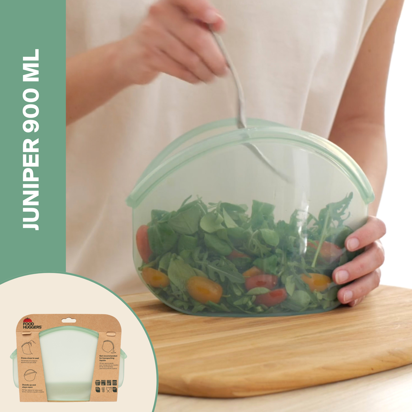 Reusable Silicone Storage Bag – Juniper (900ml)