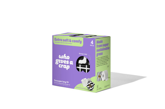 100% Premium Bamboo Toilet Paper (4 Pack)