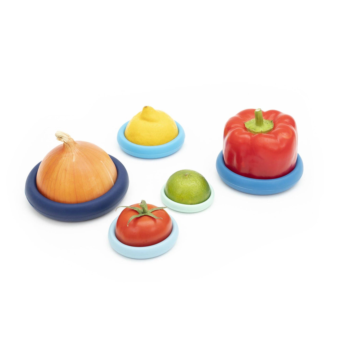 Ice Blue Food Huggers - Set of 5
