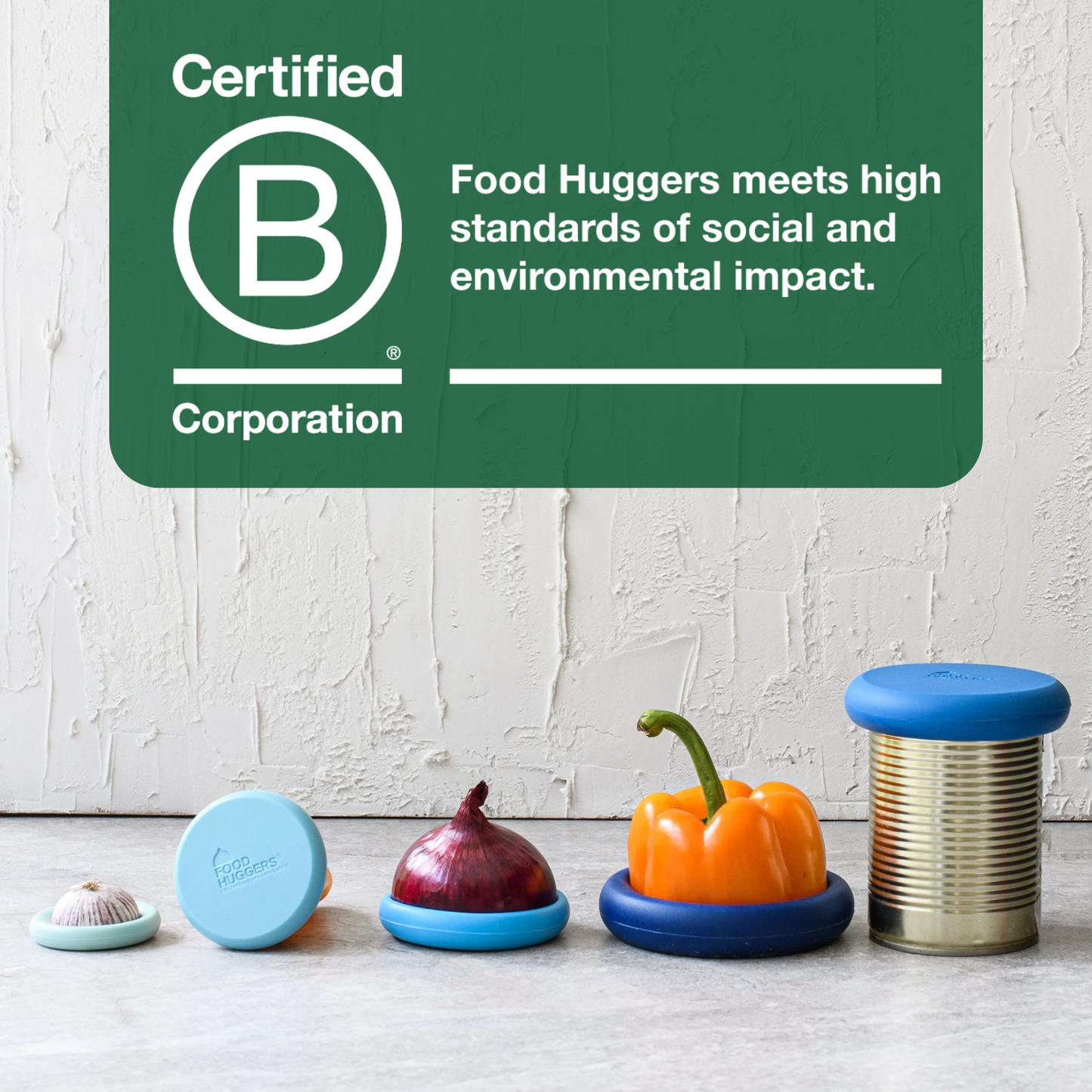 Ice Blue Food Huggers - Set of 5